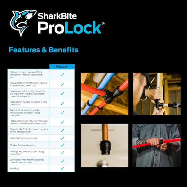 SharkBite ProLock 1/2 in. x 1/2 in. Push-to-Connect Plastic MIP