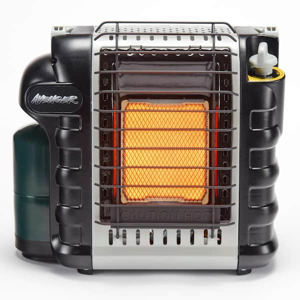 Avenger 9,000 BTU Portable Infrared Propane Gas Space Heater, Operates on 1 Lb. Propane Tank-Model# FBDPI9