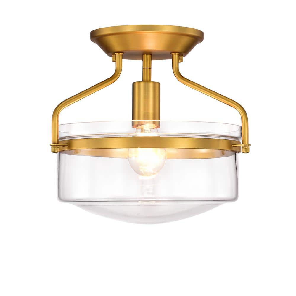 Reviews for Warehouse of Tiffany Byron 10 in. 1Light Indoor Aged Brass