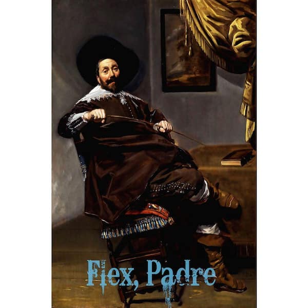 VENICE BEACH Collections Frans Hals Flex Padre by Grotto Studios 1 Piece Unframed Graphic Print Abstract Poster Art Print 24 in. x 36 in.