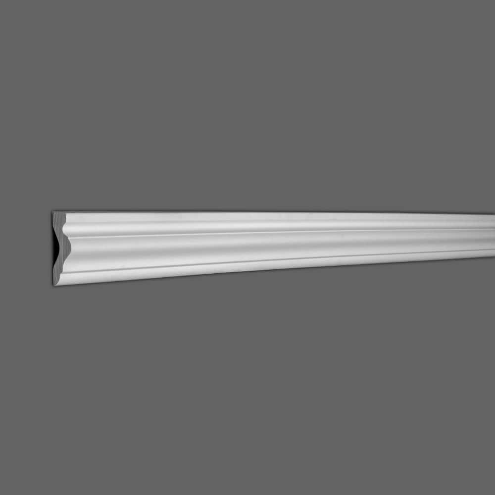6-inch White Polyurethane Panel Moulding Sample
