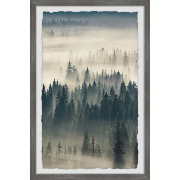 Bamboo Rope Bridge Forest Landscapes SINGLE CANVAS WALL ART Picture Print