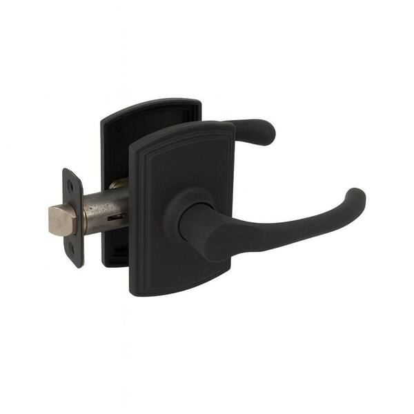 DELANEY HARDWARE Italian Collection Artino Black Hall/Closet Door Handle