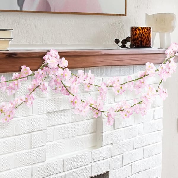 customize artificial fiberglass indoor cherry blossom