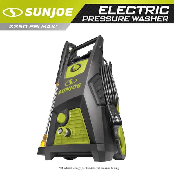 Sun Joe 2350 PSI Maximum 1.8 GPM Cold Water Brushless Induction ...