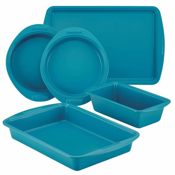 SilverStone 5-Piece Marine Blue Bakeware Set