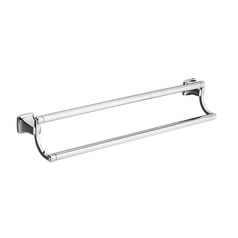 Townsend 24 in. Double Towel Bar in Polished Chrome