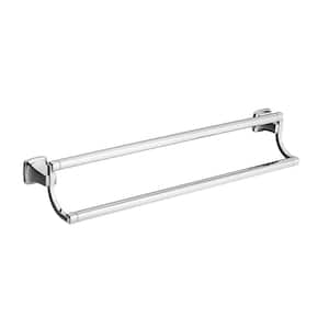 Townsend 24 in. Double Towel Bar in Polished Chrome