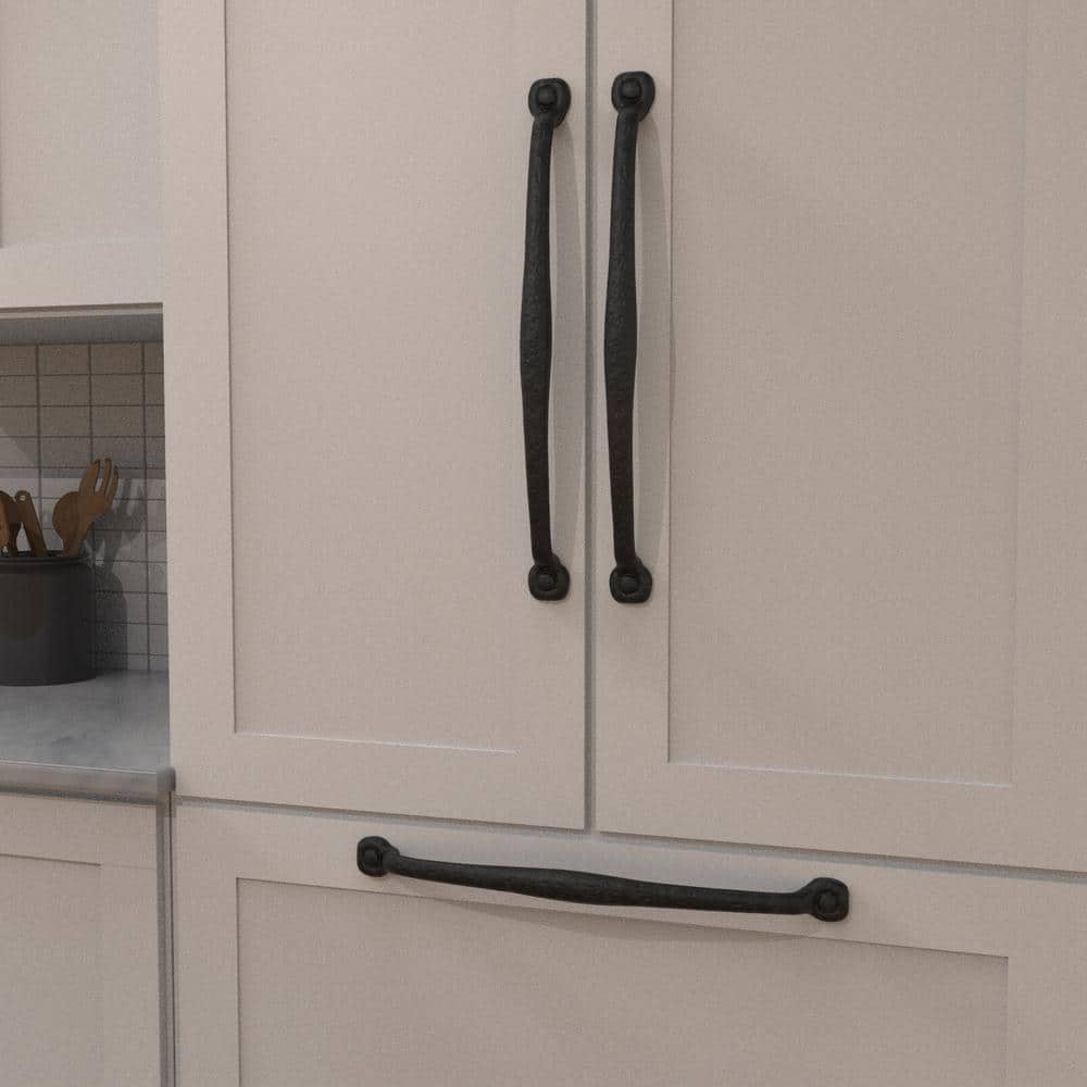 Refined Black Iron 18" Appliance Pull with Matte Finish
