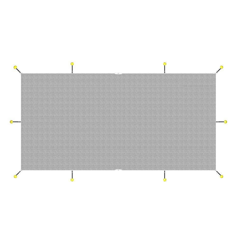 18 ft. x 40 ft. Rectangular Light Gray in Ground Pool Safety Cover with Adjustable Strap price history on PriceWatchPro