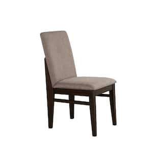 Olejo Chocolate Solid Wood Side Chair Set of 2