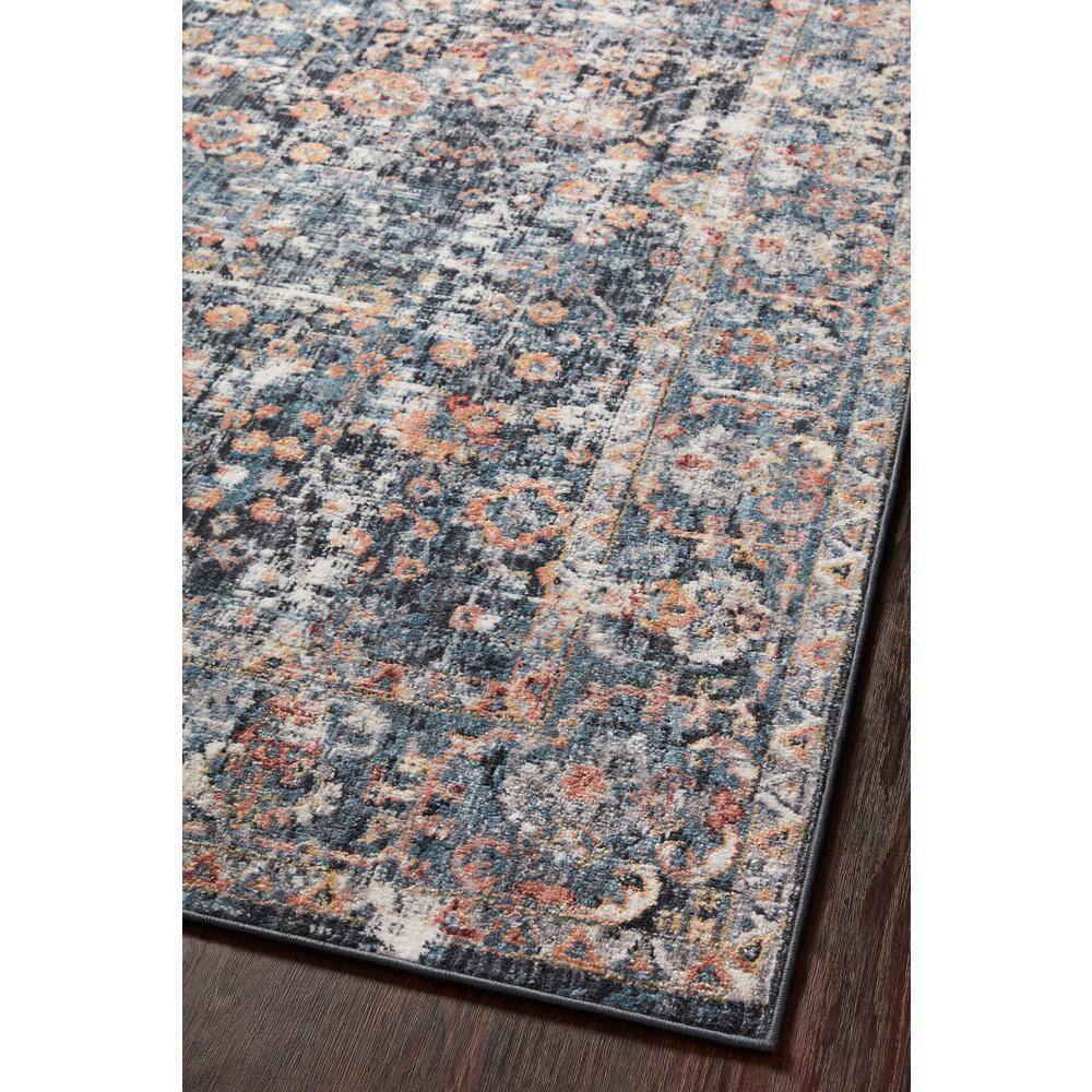Handmade Blue Synthetic Stain-Resistant 7'-10" x 10' Area Rug