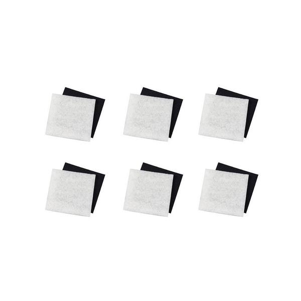 Pondmaster 1000 and 2000 Carbon and Coarse Poly Pad Replacement Filter (6-Pack)