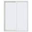 JELD-WEN 47.5 in. x 59.5 in. V-2500 Series White Vinyl Left-Handed ...