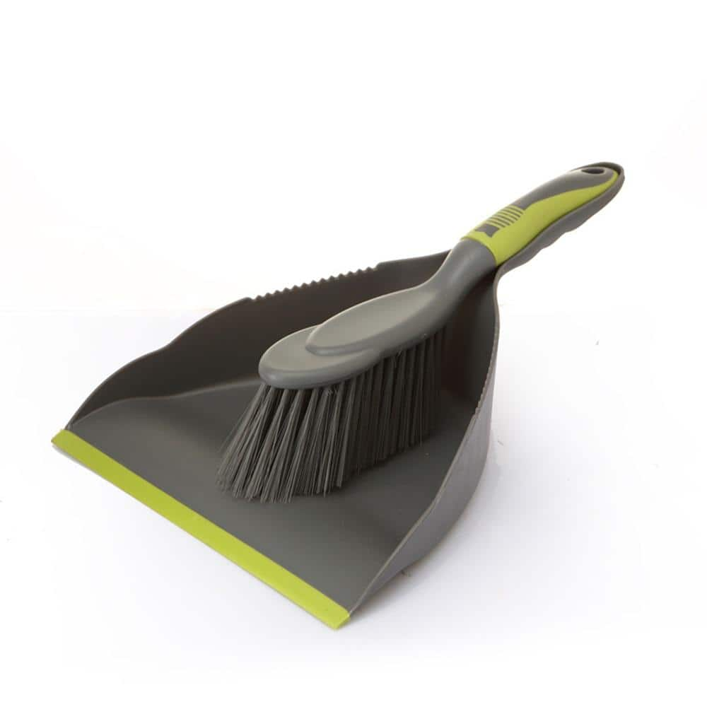 Wellco 10.6 in. Mini Brush and Dustpan Set (2-Pack) BDS10671G1 - The Home  Depot