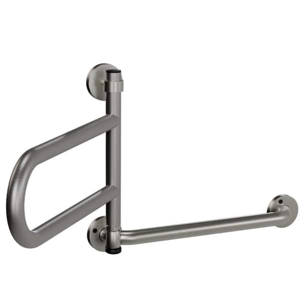 DependaBar, Pivoting Wall-Mount Grab Bar, ADA Compliant, (300 lb. Capacity) in Chrome