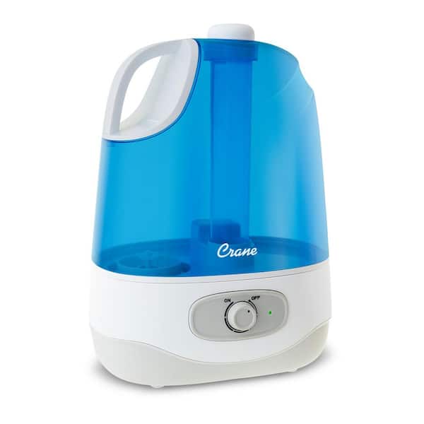 Crane 1 Gal. Ultrasonic Cool Mist Humidifier for Medium to Large Rooms up to 500 sq. ft.