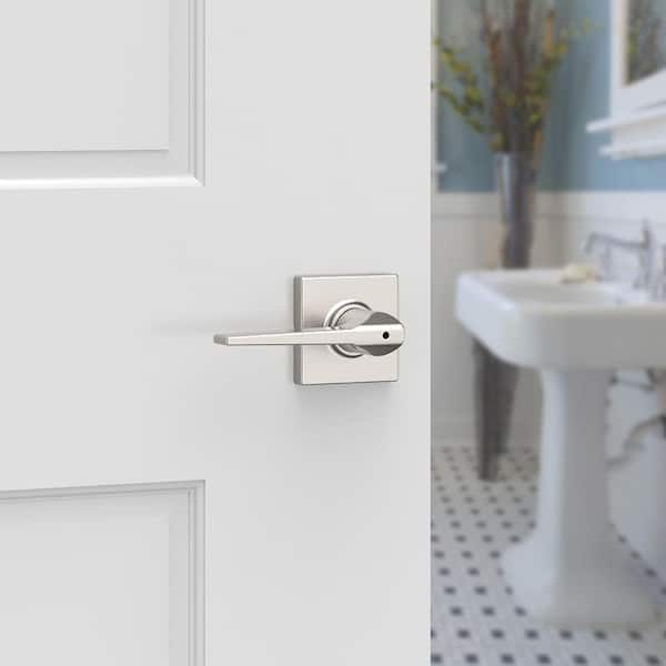 Hollis Satin Nickel Hall/Closet Passage Door Lever