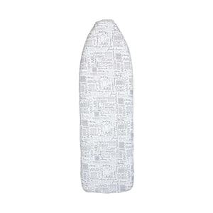 Scorch Resistant Ironing Board Cover and Pad in White