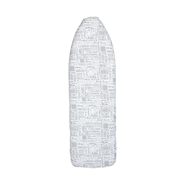 SIMPLIFY Scorch Resistant Ironing Board Cover and Pad in White