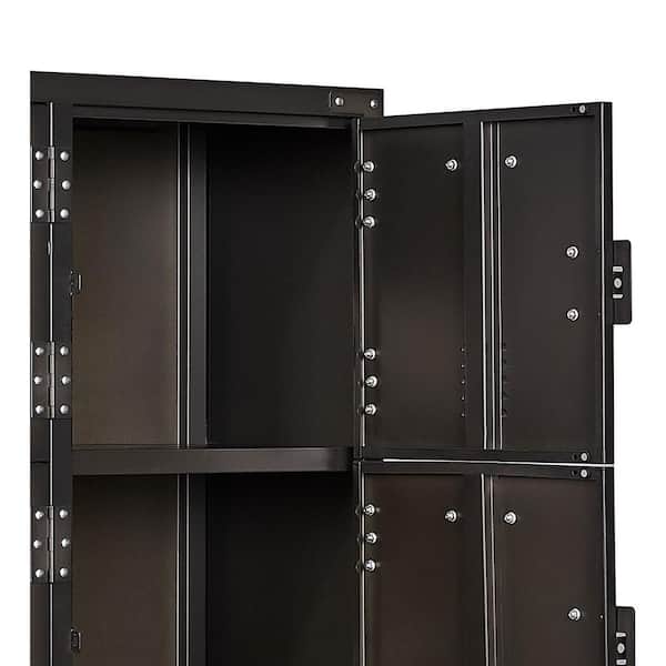 Blue Fesbos Metal Locker Steel Storage Cabinet with 5 Doors for Office School Gym Metal Storage Locker Cabinets for Employees Students Steel Locker 