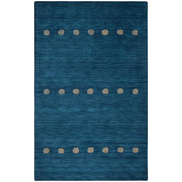 SAFAVIEH Himalaya Blue 5 ft. x 8 ft. Geometric Area Rug