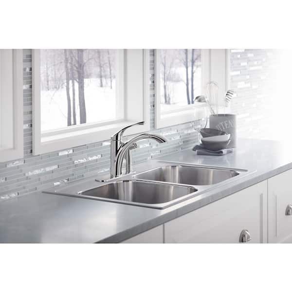 Kohler Mistos Standard Single-handle Pull-out Sprayer Kitchen Faucet in Chrome for sale online 