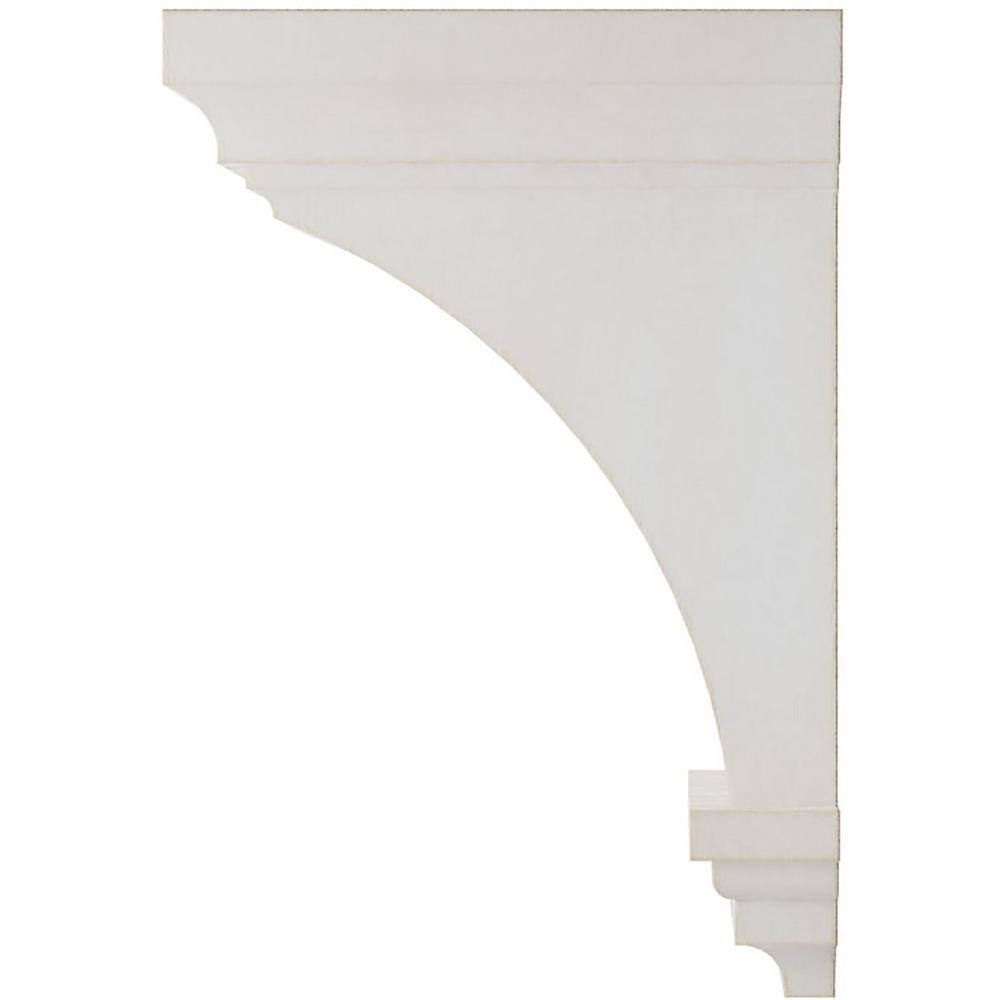Chalk Dust White Medium Rubberwood Vintage Decor Corbel