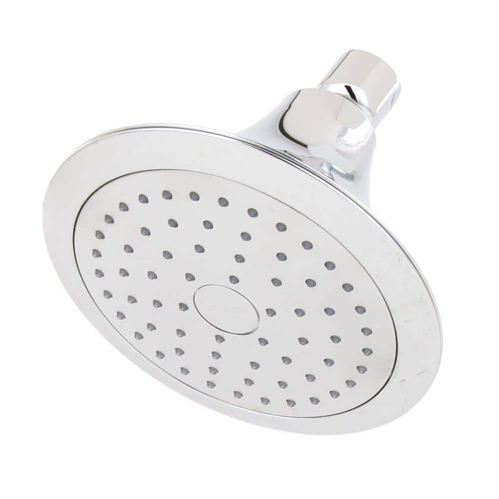 KOHLER Forte 1-Spray Pattern 5.5 in. Single Wall Mount Fixed Shower Head in  Vibrant Brushed Nickel R10282-G-BN - The Home Depot