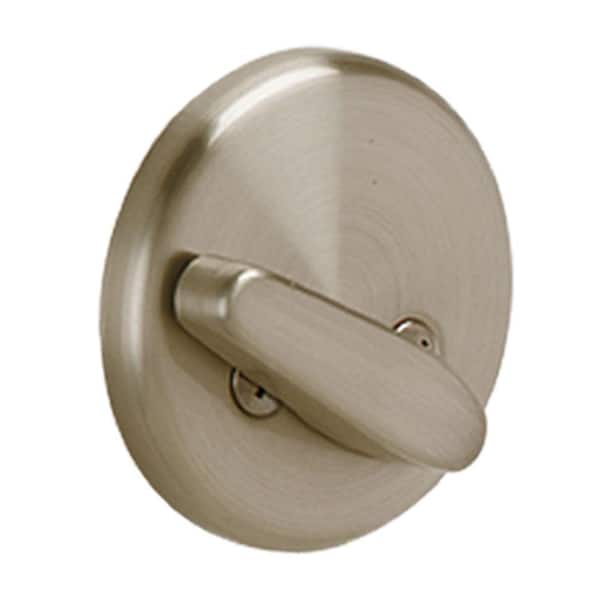 Schlage B80 Series Satin Nickel One-Sided Interior Deadbolt Thumbturn Certified Highest for Security and Durability