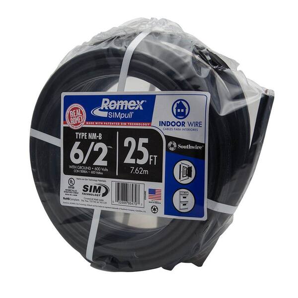 6/2 NM-B x 150' Southwire "Romex®" Electrical Cable 