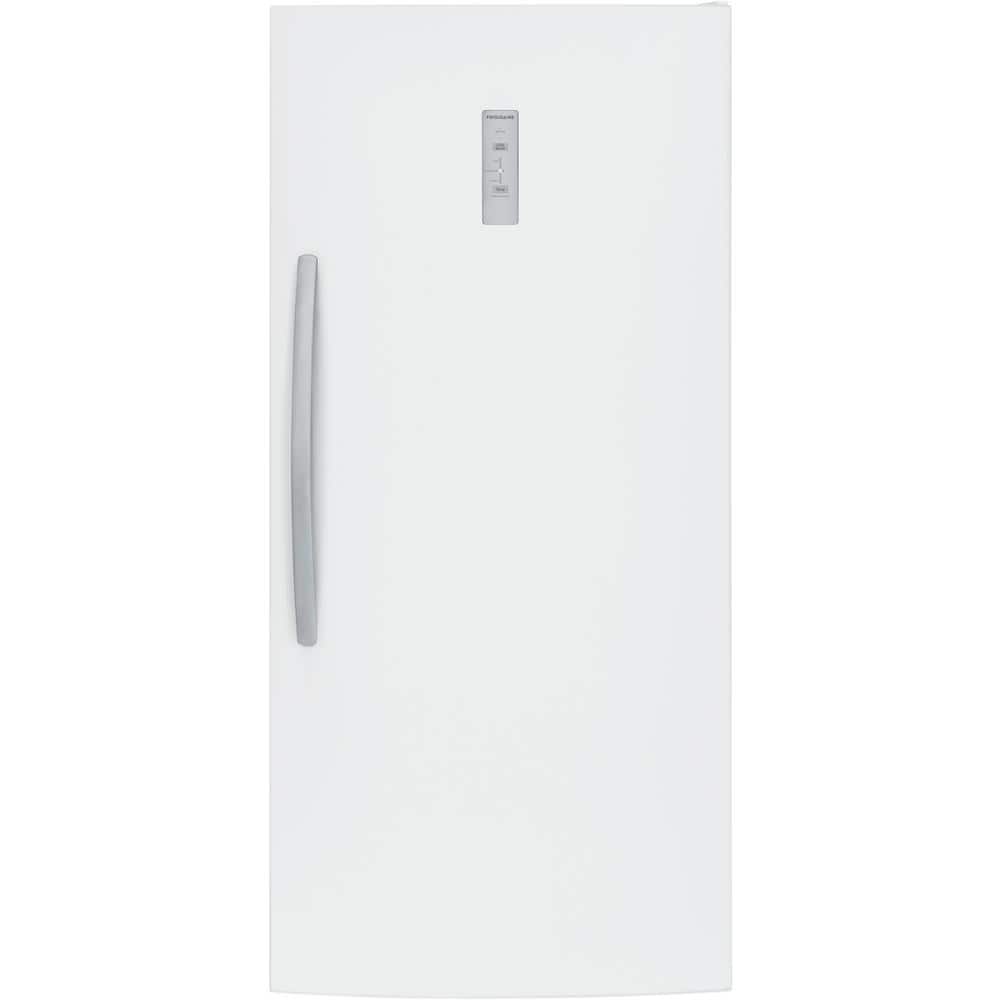 Frigidaire 33 in. 20 cu. ft. Freezerless Refrigerator in White with Temperature Alarm and Auto-Close Door