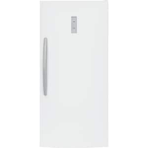 33 in. 20 cu. ft. Freezerless Refrigerator in White with Temperature Alarm and Auto-Close Door