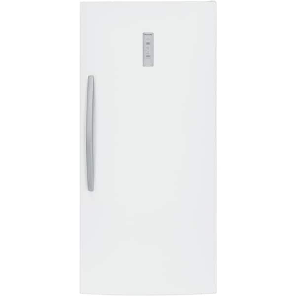 Frigidaire 33 in. 20 cu. ft. Freezerless Refrigerator in White with Temperature Alarm and Auto-Close Door