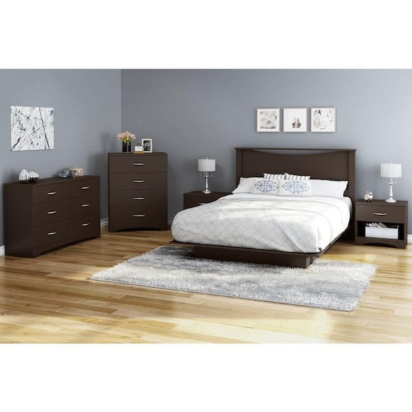 South Shore Step One 4-Drawer Chocolate Chest