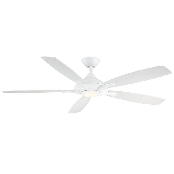 Integrated Led Indoor White Ceiling Fan, Petersford Ceiling Fan