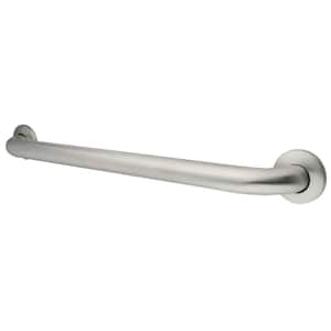 Traditional 18 in. x 1-1/2 in. Grab Bar in Brushed Nickel