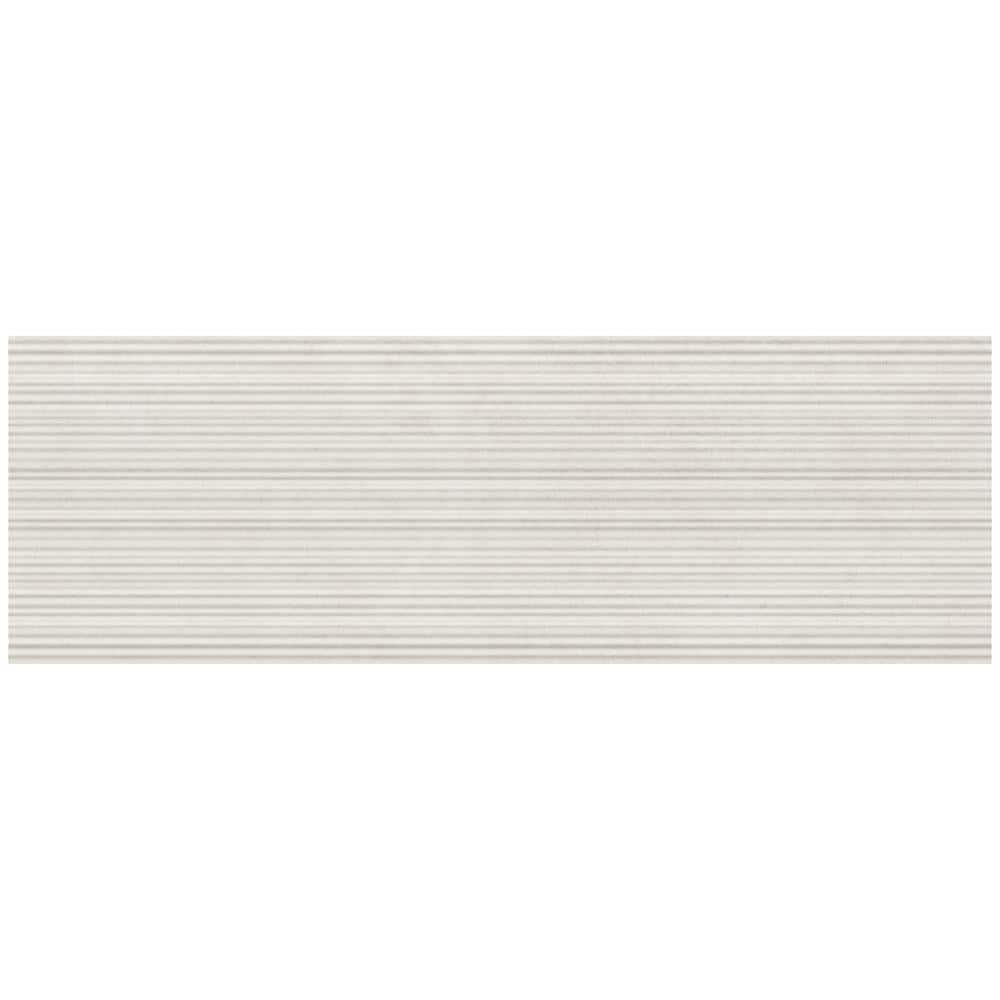 Rhetoric Aristotle White 8 in. x 24 in. Glazed Ceramic Wall Tile (12.8 sq. 