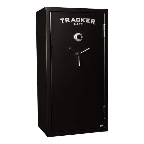 Tracker Safe 24-Gun Fire-Resistant Combination/Dial Lock, Black Powder Coat