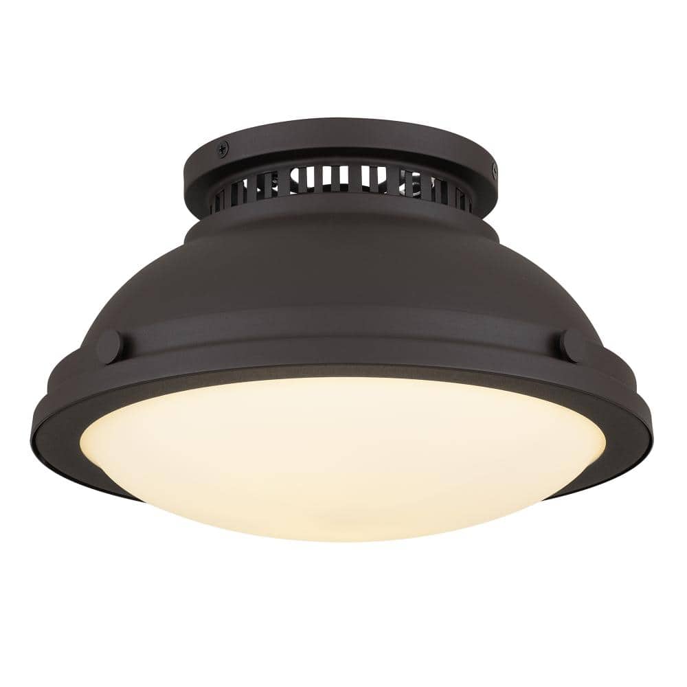 13-in Antique Brass LED Flush Mount price history on PriceWatchPro