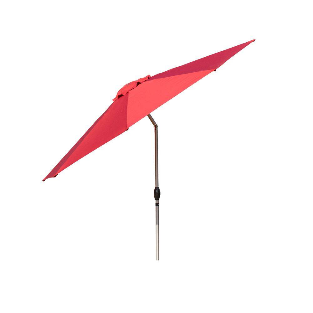 Domi 7.5 ft. Market Patio Umbrella with Push-Button Tilt and Crank in Red price history on PriceWatchPro