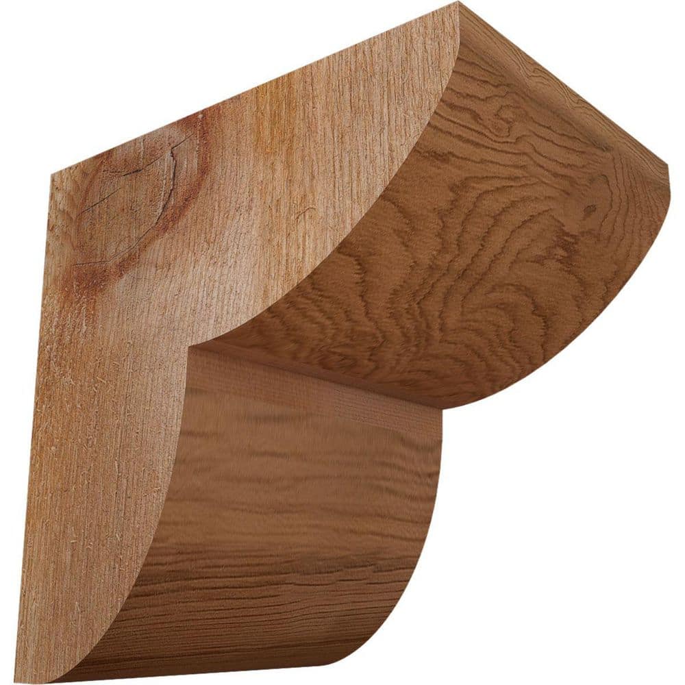 6 in. x 8 in. x 8 in. Western Red Cedar Crestline Rough Sawn Corbel price history on PriceWatchPro