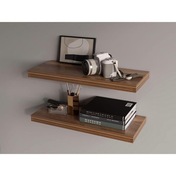 Miscool Avex 31.5 in. W x 9.8 in. D Light Brown Wood Solid