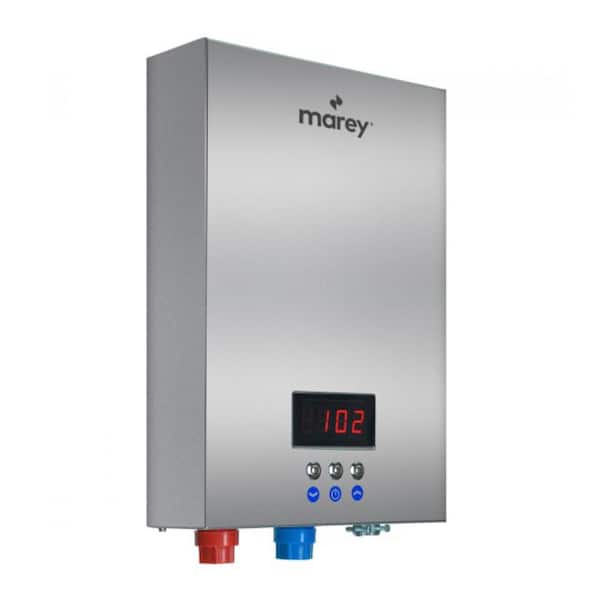 MAREY - 18 kW, 4.4 GPM ETL Certified 220-Volt Self-Modulating Residential Multiple Points of Use Tankless Electric Water Heater
