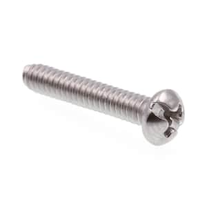 #6-32 x 3/4 in. Grade 18-8 Stainless Steel Phillips/Slotted Combination Drive Round Head Machine Screws (25-Pack)