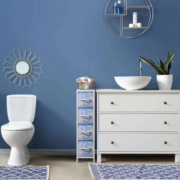 blue 4 drawer dresser Carlyle Campaign Dresser Navy | 4-Drawer Chest