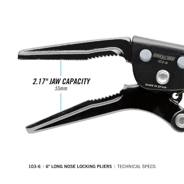 6 in. Long Nose Locking Pliers