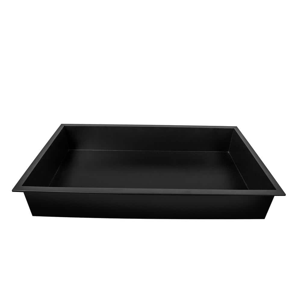 Matte Black Stainless Steel Rectangular Wall Mount Shower Niche