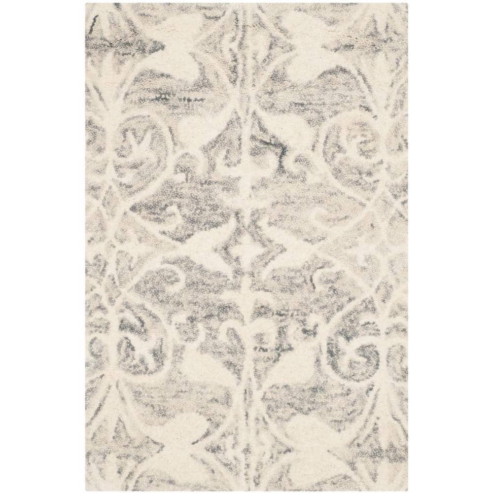 Chatham Light Grey/Ivory Doormat 2 ft. x 3 ft. Floral Area Rug price history on PriceWatchPro