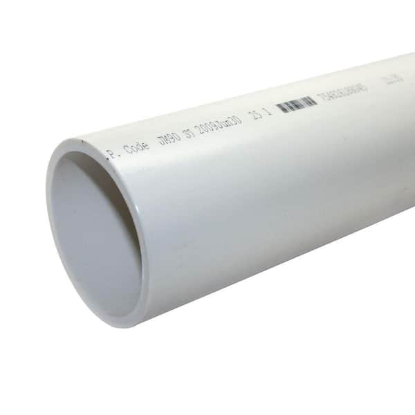 JM EAGLE 2 in. x 10 ft. Foamcore PVC Schedule 40 DWV Plain End Pipe ...